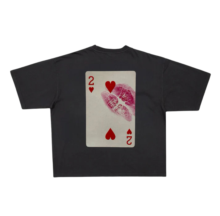 Camiseta Playing Card Kiss
